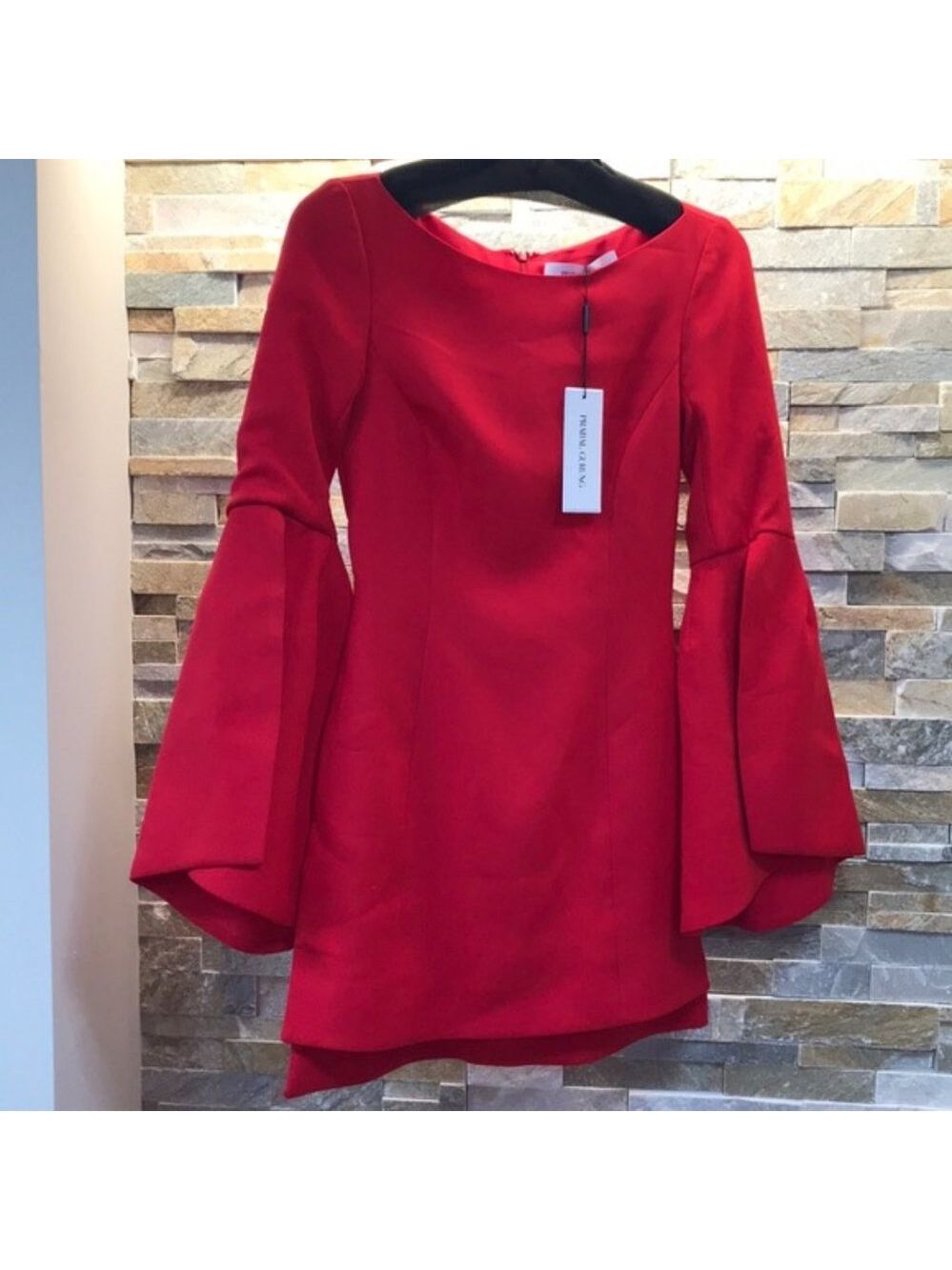 Prabal Gurung Split Sleeve Dress